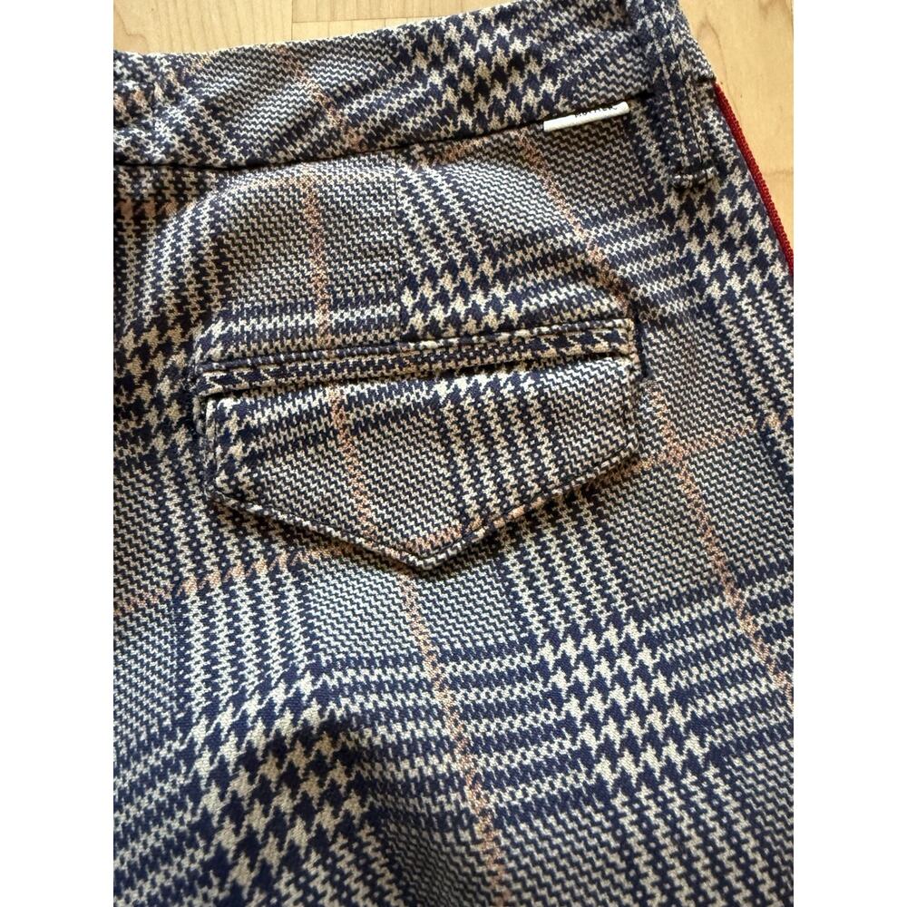 Mother Pants Women’s Size 25 Blue Pink Shaker Prep Fray Killing Time Crop Slim - Picture 7 of 14